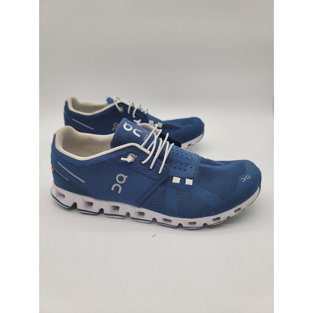 On Cloud 5 Women's Running Shoes Size 10 EU 42 Blue White Swiss Engineering